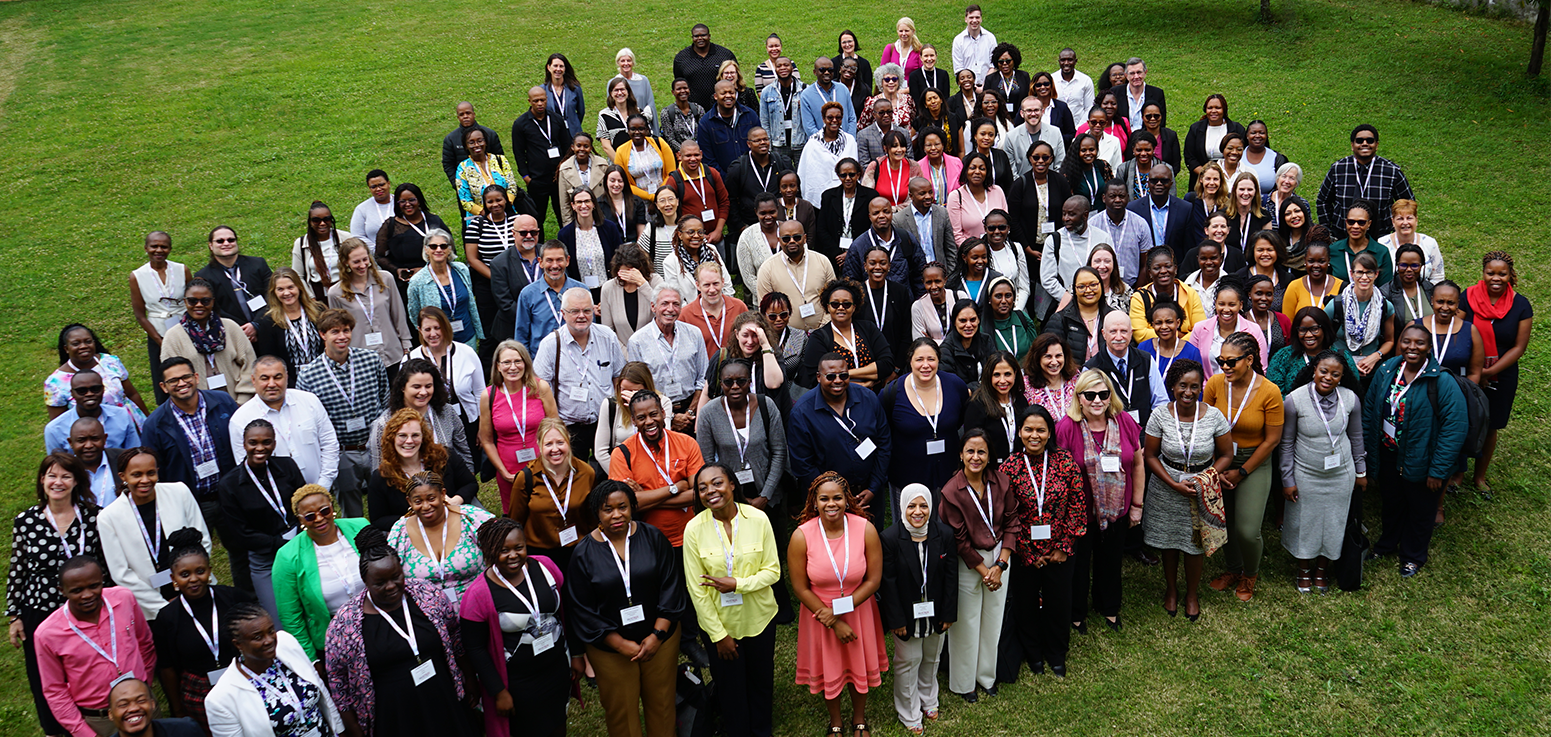 Large group of people that work for conrad